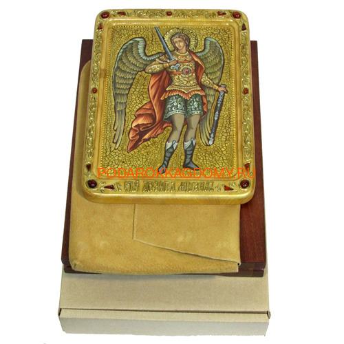 Живописная икона Архангел Михаил 07483 фото 2