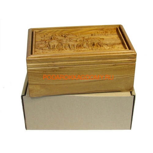 Русское лото в резной шкатулке