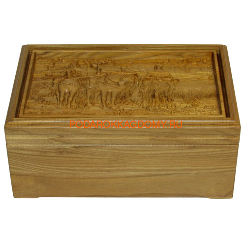 Русское лото в резной шкатулке