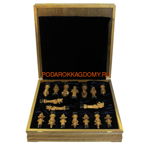 Деревянные резные шахматы