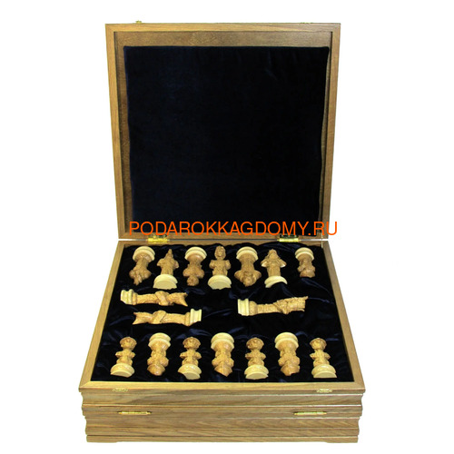 Деревянные резные шахматы