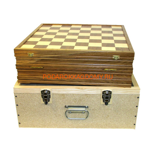 Деревянные резные шахматы