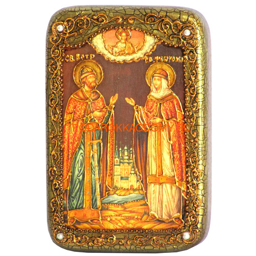 Икона Пётр и Февронья 071232 фото