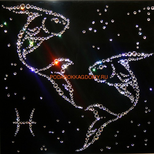 Картина Сваровски "Знак зодиака рыбы" 77112 фото
