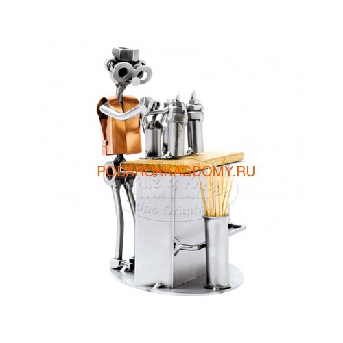 Фигурка из металла Hinz Kunst "Бармен" 03119 фото