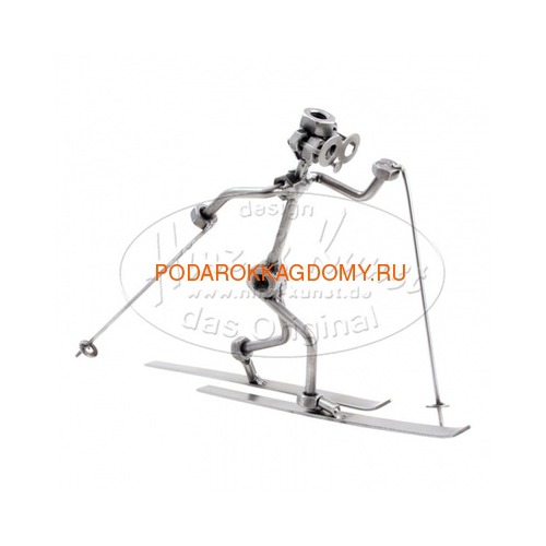 Фигурка из металла Hinz Kunst "Лыжник" 03182 фото