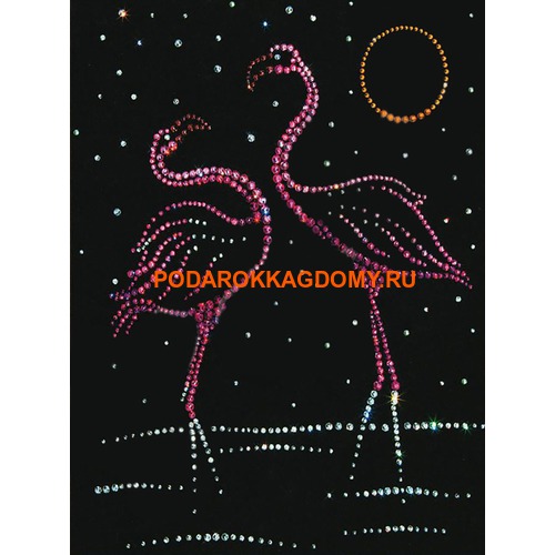Картина Сваровски "Фламинго" 77634 фото