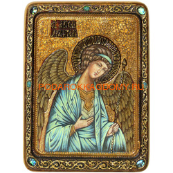 Рукописная икона Ангел Хранитель