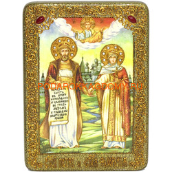 Икона Пётр и Февронья