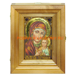 Петровская икона Божьей Матери с сусальным золотом