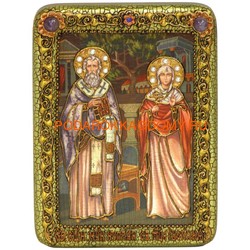 Икона Священномученики Киприан и Иустина Антиохийские