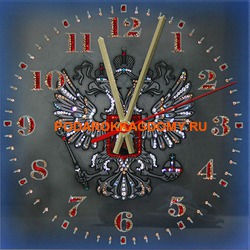 Настенные часы с кристаллами Сваровски 