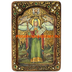 Рукописная икона Святая Параскева Пятница